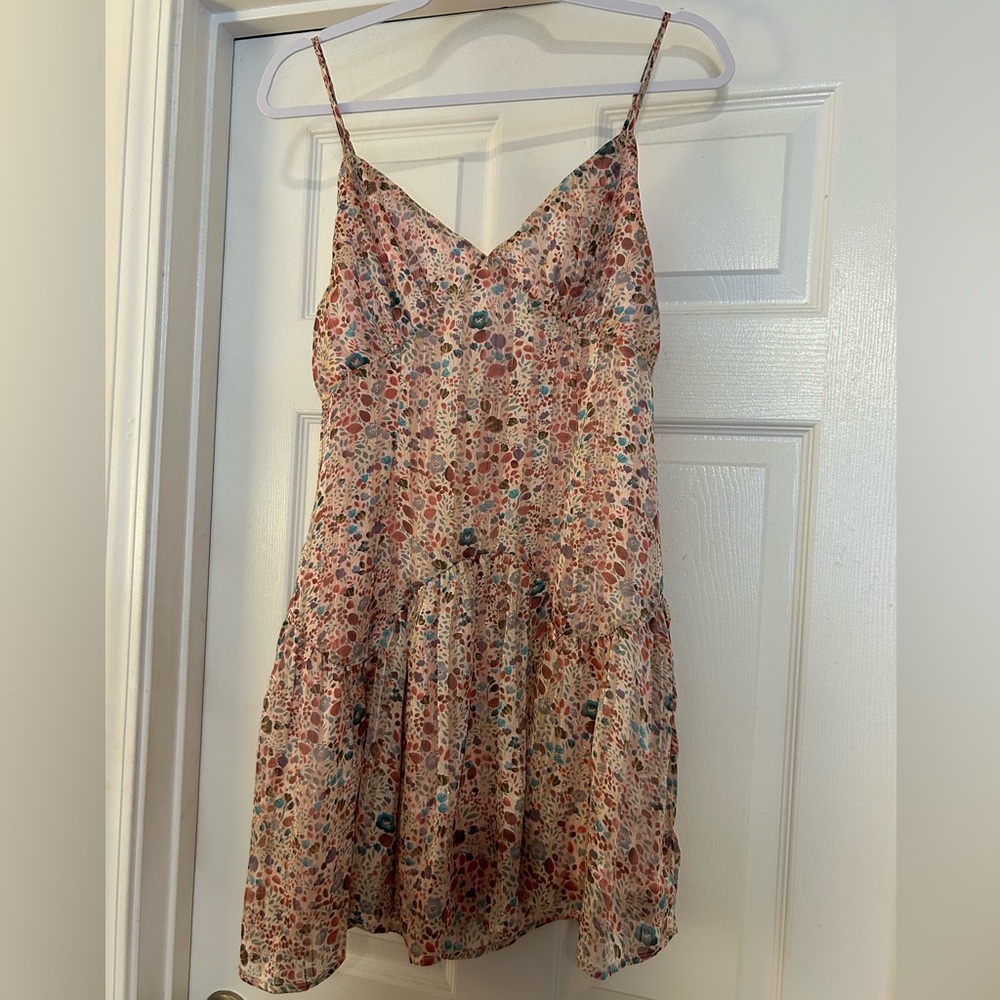 Storia Multicolor Floral Mini Dress
